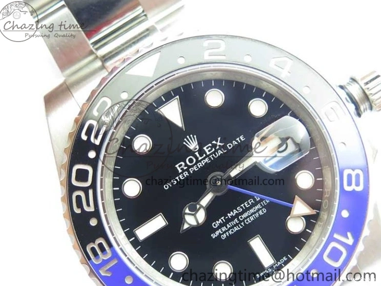 0413 SunProtective GMT-Master II 116710 BLNR Black Blue Ceramic 904L Steel Noob 1:1 Best Edition SA3186 CHS V 2876